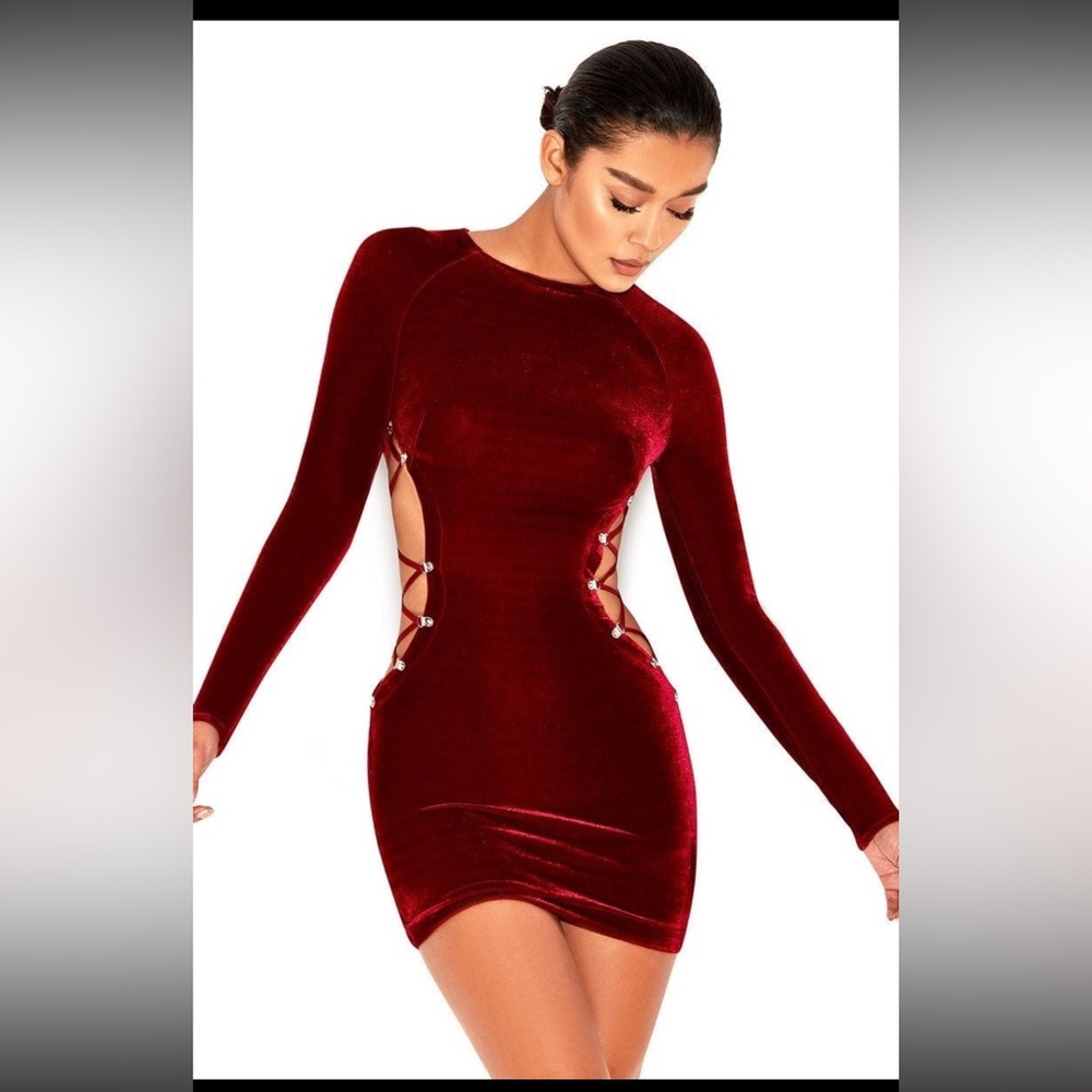 Mistress Rocks Halfway Velvet Dress